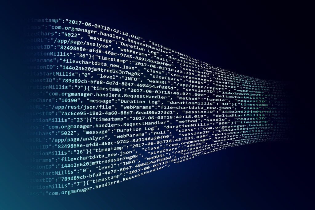An image showing the integration of blockchain and artificial intelligence technologies, with a person using a computer and a visualization of interconnected blocks in the background.