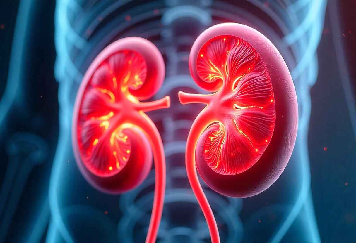 Illustration of kidney infection (icd-10 pyelonephritis) showing symptoms, causes, and treatment options for better understanding.