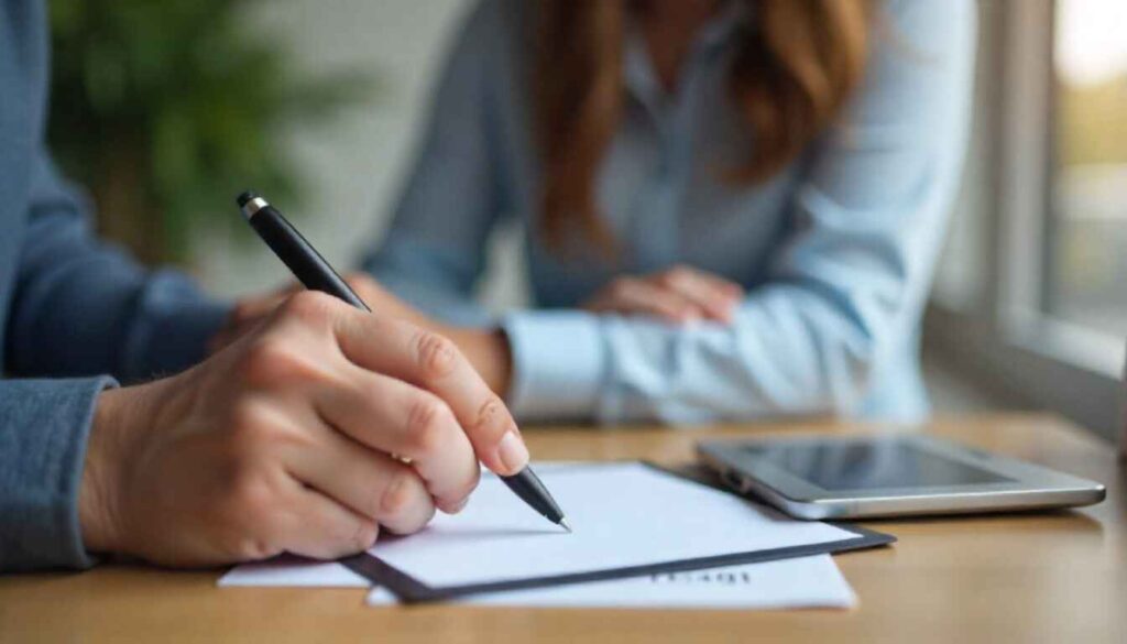 Person applying for a personal loan online without a salary slip